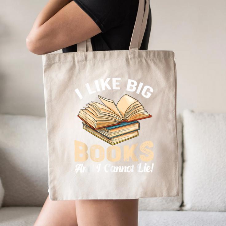 I Like Big Books And I Cannot Lie Book Reading Canvas Tote Bag