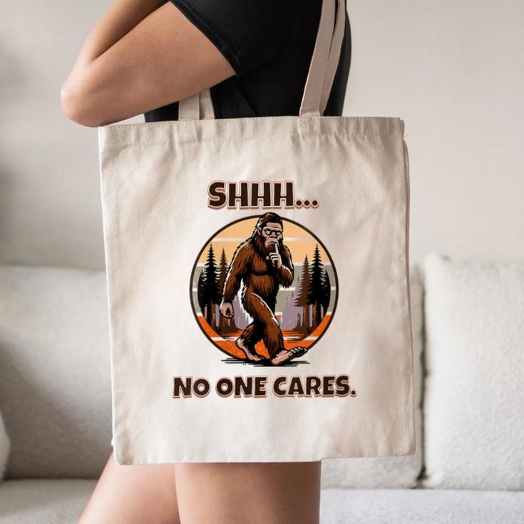 Bigfoot Sasquatch Lover Introvert Antisocial Humor Canvas Tote Bag