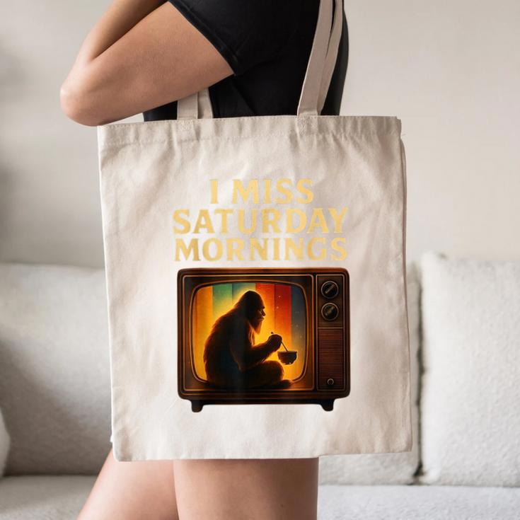 Bigfoot Saturday Morning Nostalgia Canvas Tote Bag Bigfoot Saturday Morning Nostalgia Canvas Tote Bag
