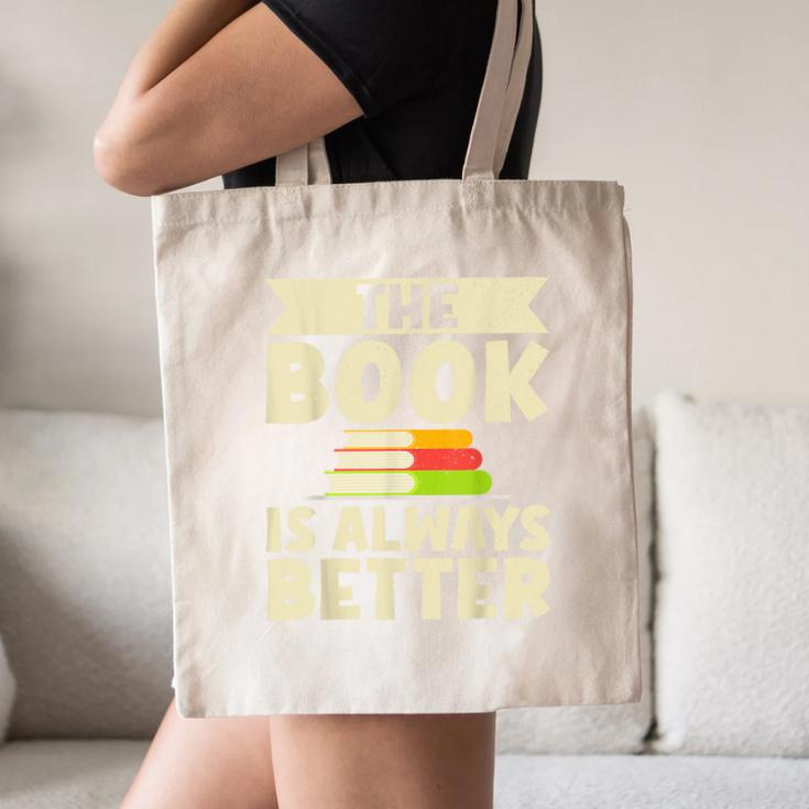 The Book Is Always Better Thriller Canvas Tote Bag