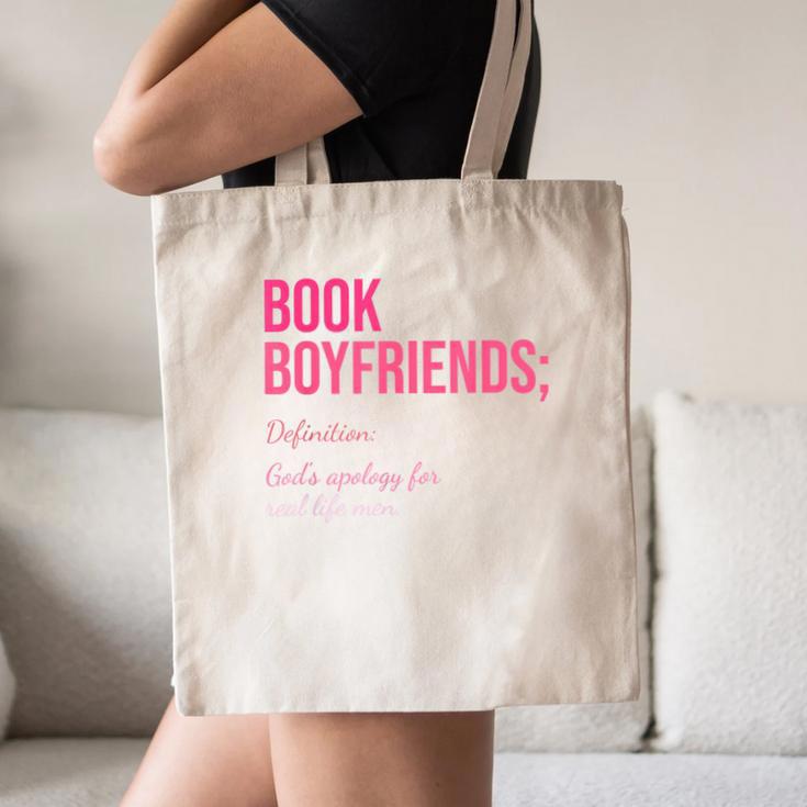 Book Boyfriends Definition Canvas Tote Bag