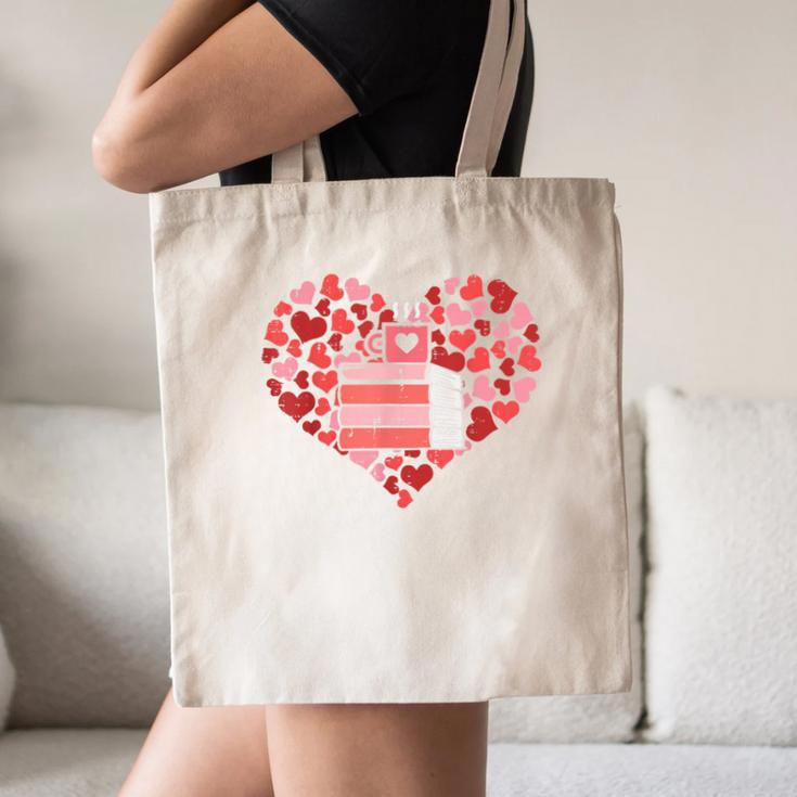 Book Heart Cute Read Book Reading Librarian Across America Canvas Tote Bag