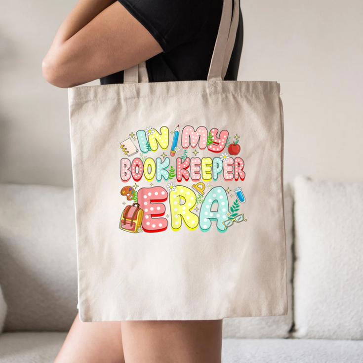 In My Book Keeper Era Librarian School Canvas Tote Bag In My Book Keeper Era Librarian School Canvas Tote Bag