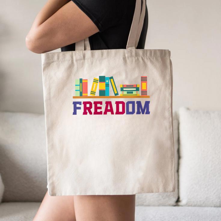 Book Lover Freedom Librarian Vintage Retro Reading Present Canvas Tote Bag