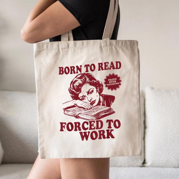 Book Readers Forced To Work Sadness Canvas Tote Bag
