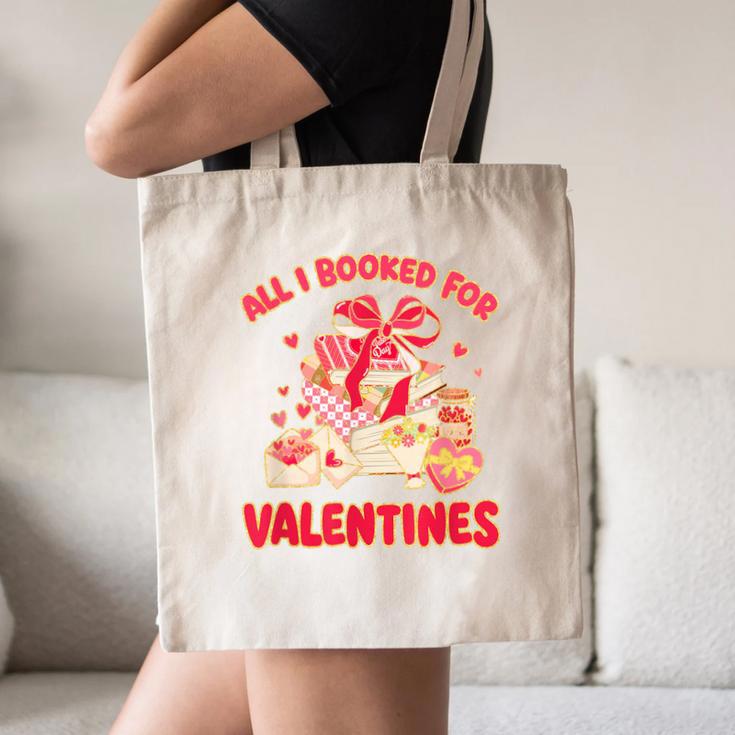 Booked For Valentine Books Lover Bookworm Librarian Teacher Canvas Tote Bag