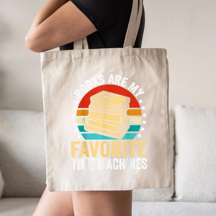 Books Are My Favorite Time Machines Canvas Tote Bag Books Are My Favorite Time Machines Canvas Tote Bag