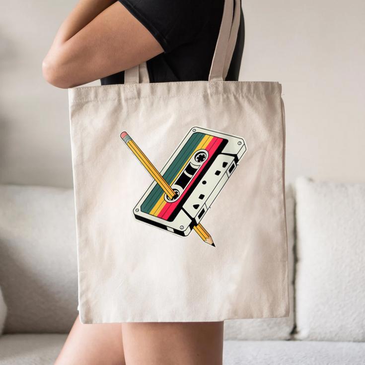 Cassette 90s Costume Party Nostalgia Canvas Tote Bag Cassette 90s Costume Party Nostalgia Canvas Tote Bag