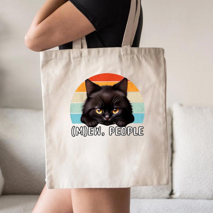 Cat Pun Introvert Anti Social Ew People Kitty Canvas Tote Bag Cat Pun Introvert Anti Social Ew People Kitty Canvas Tote Bag