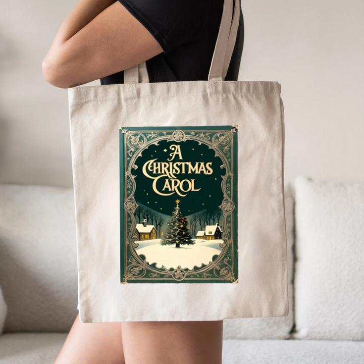 A Christmas Carol Book Cover By Charles Dickens Canvas Tote Bag A Christmas Carol Book Cover By Charles Dickens Canvas Tote Bag