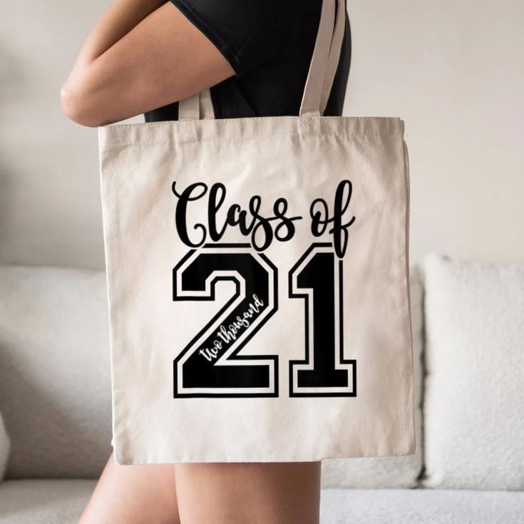 Class Of 2021 Senior 21 Cool Graduation Canvas Tote Bag