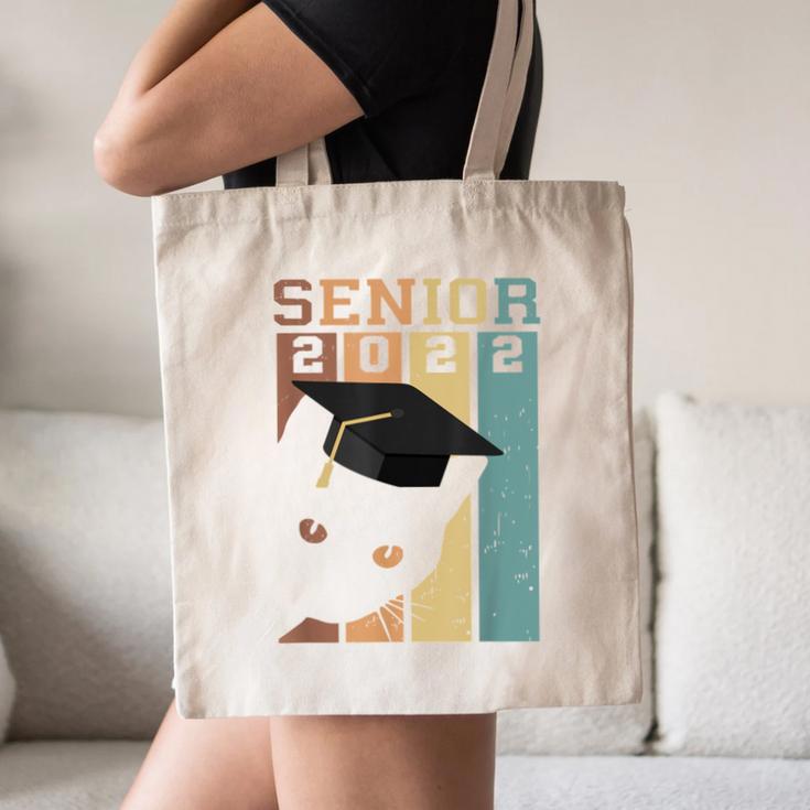 Class Of 2022 Graduation Cat Seniors Grad Canvas Tote Bag