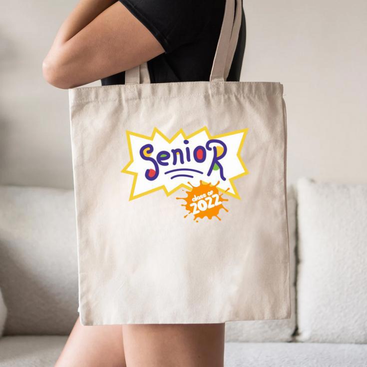 Class Of 2022 Senior Year 90's TV Style Graduation For Grad Canvas Tote Bag