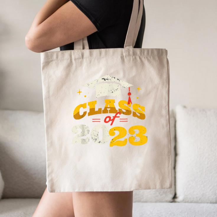 Class Of 2023 School Graduation Vintage Retro Class Of 2023 Canvas Tote Bag