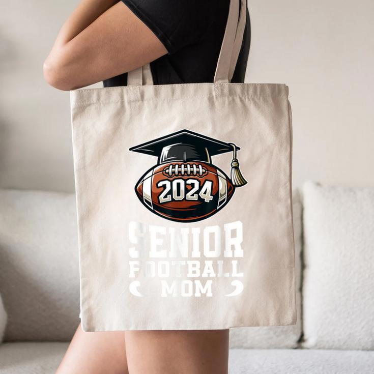 Class Of 2024 Graduation Senior Football Mom 2024 Canvas Tote Bag