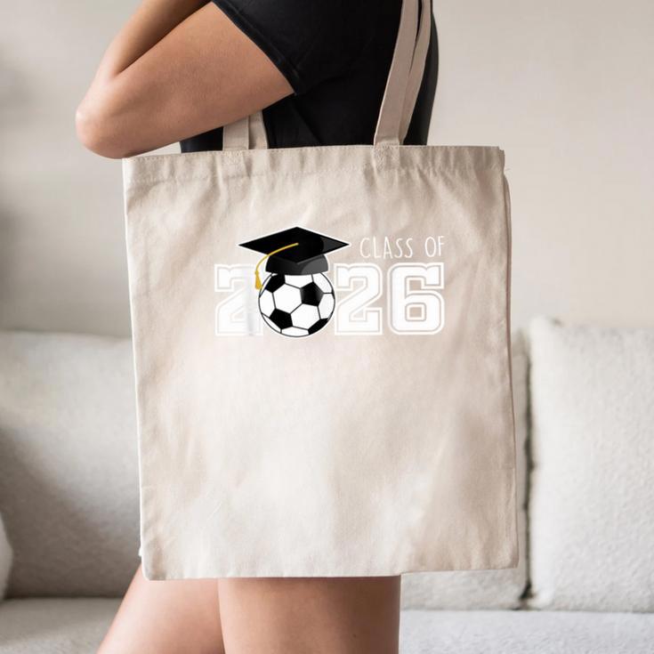 Class Of 2026 Senior 2026 Soccer High School Graduation Canvas Tote Bag