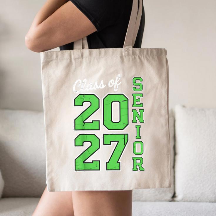 Class Of 2027 Senior 27 High School Graduation Senior 2027 Canvas Tote Bag