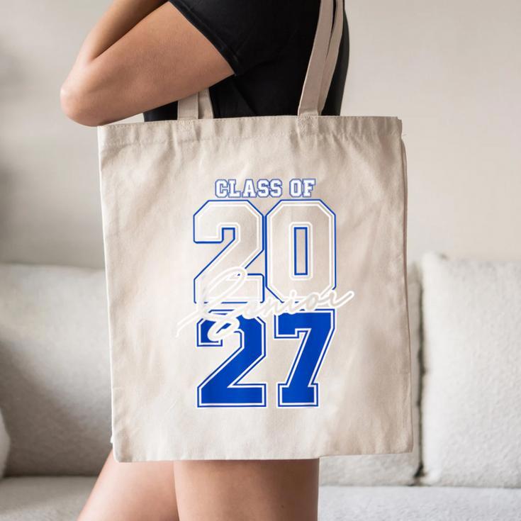 Class Of 2027 Senior 2027 Graduation Canvas Tote Bag