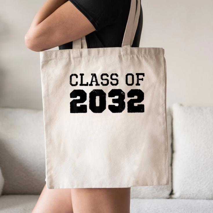 Class Of 2032 Future Graduation Vintage T-Shirt Canvas Tote Bag
