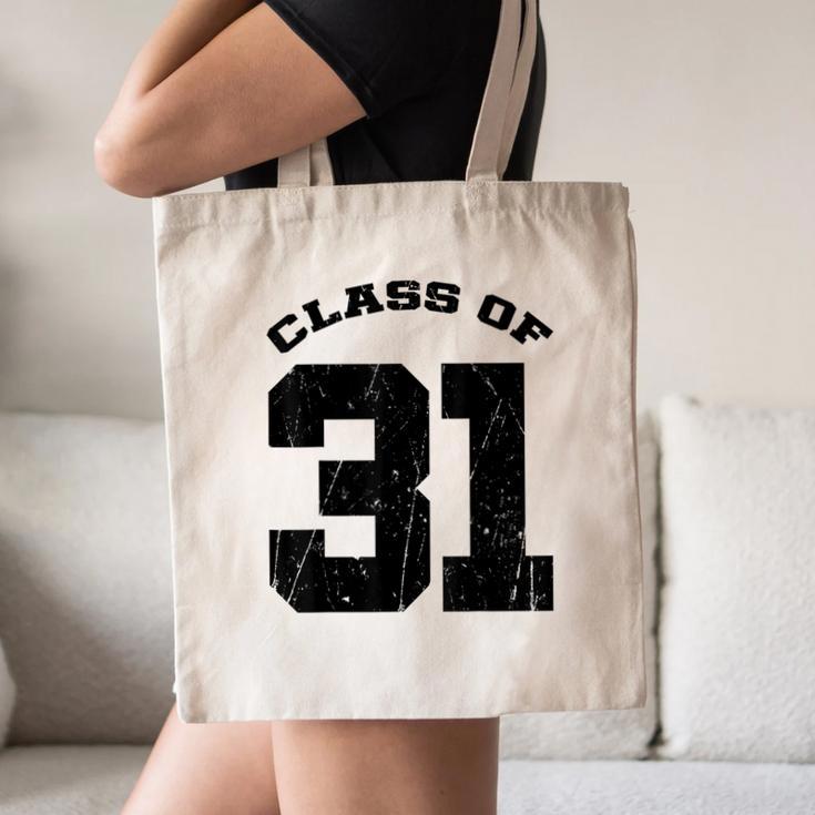 Class Of 31 Date High School Kindergarten Graduation Shirt Canvas Tote Bag