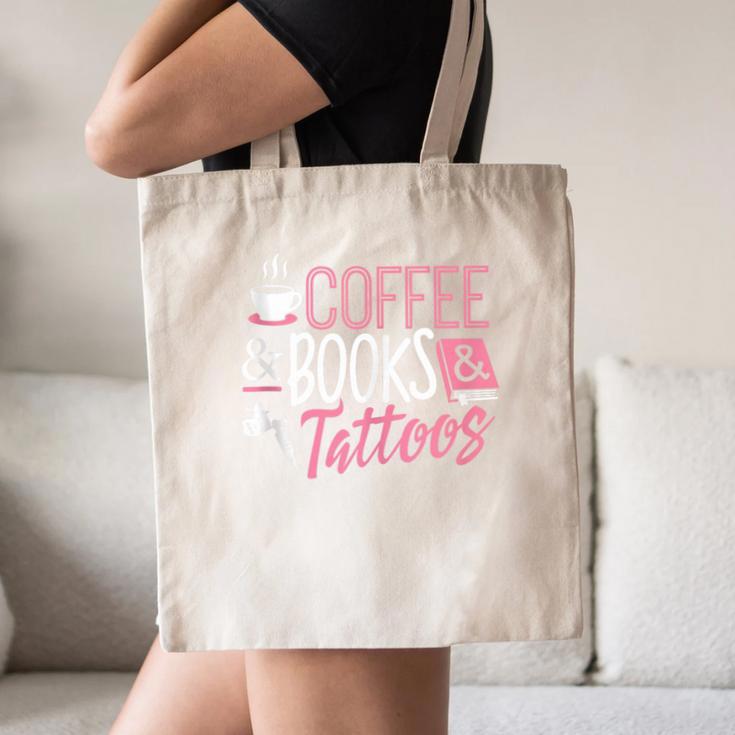 Coffee Lover Shirt Coffee And Books And Tattoos Men Women Canvas Tote Bag Coffee Lover Shirt Coffee And Books And Tattoos Men Women Canvas Tote Bag