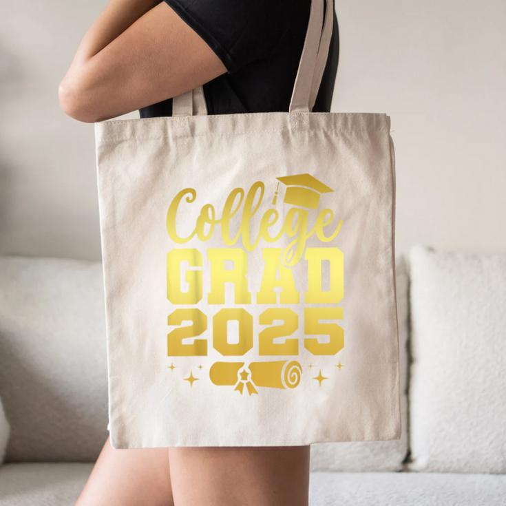 College Grad Class Of 2025 Senior Graduate Graduation Canvas Tote Bag