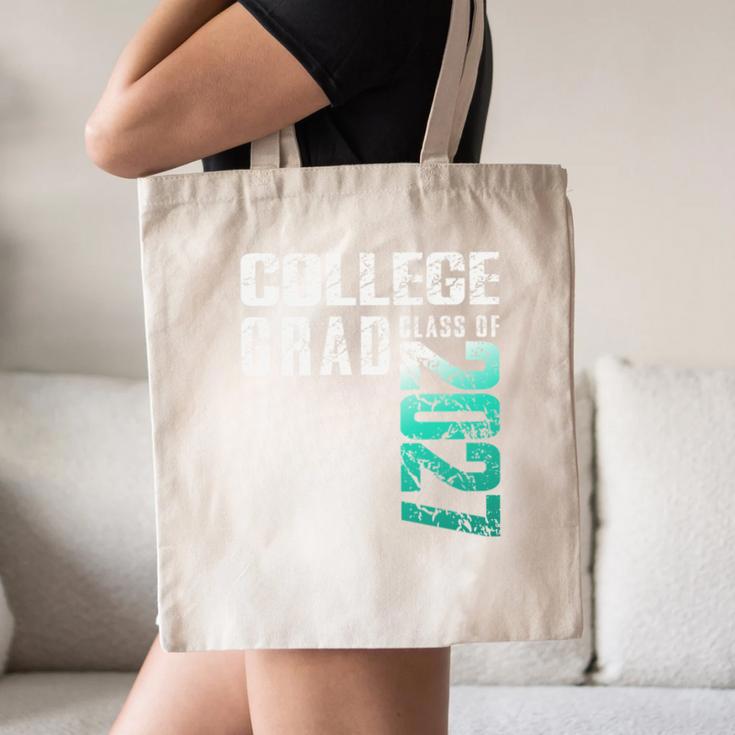 College Grad Class Of 2027 Graduation Canvas Tote Bag