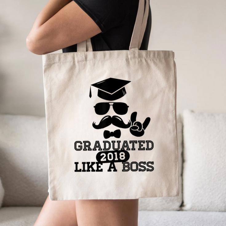 College High School Graduation Grad 2018 Shirt Canvas Tote Bag