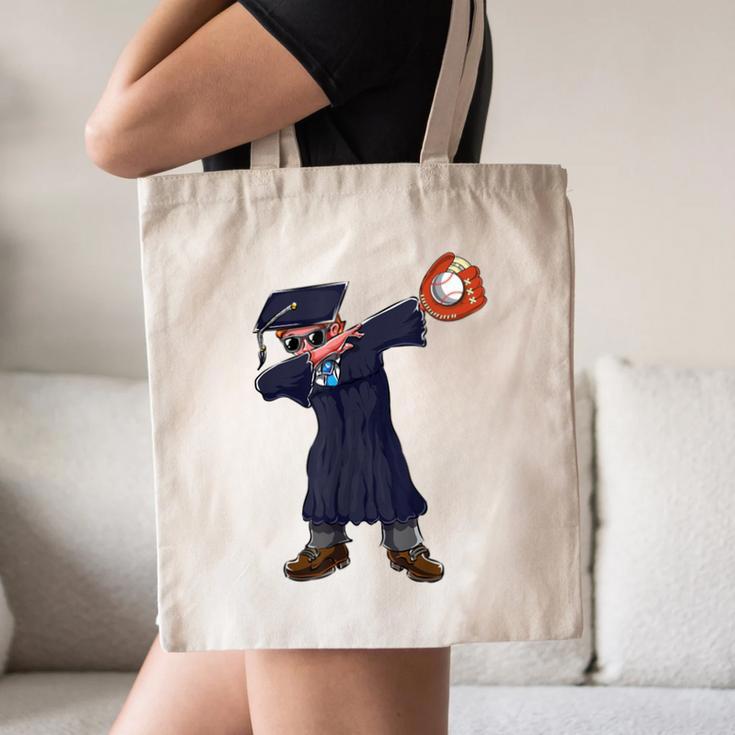 Cute Dabbing Kid Elementary School Graduation Baseball Canvas Tote Bag