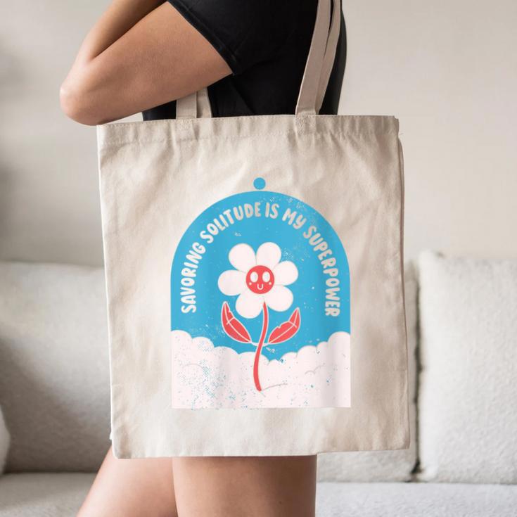 Cute Introvert Shy Teen Anti-Social Inner Strength Canvas Tote Bag