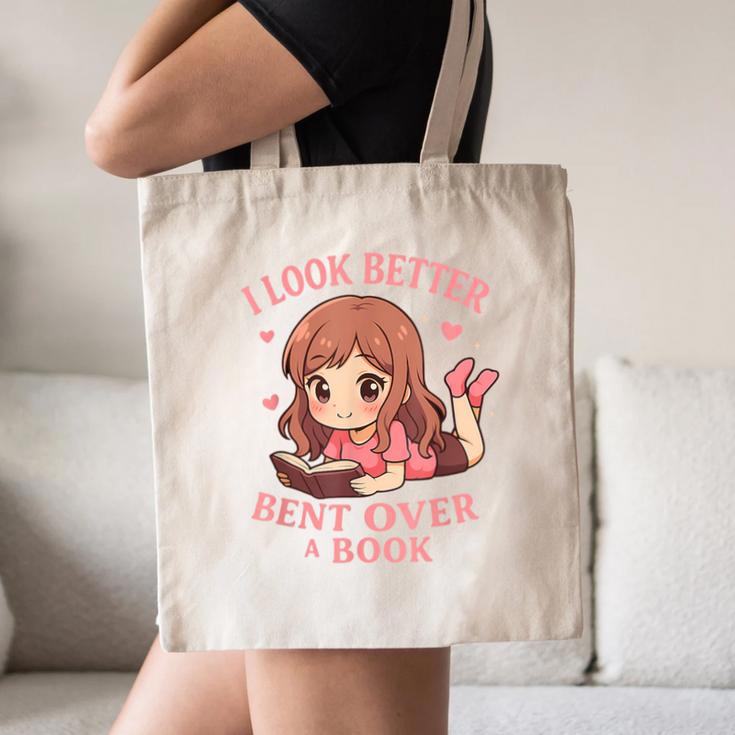 Cute Reading Outfit Book Lover Tee For Women Who Read Canvas Tote Bag