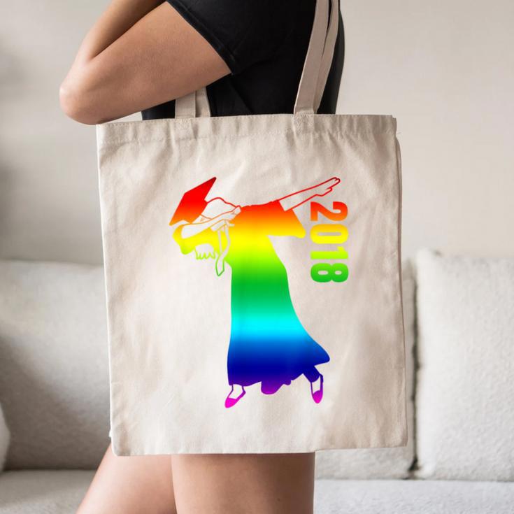Dabbing Graduate 2018 Graduation Celebration Canvas Tote Bag
