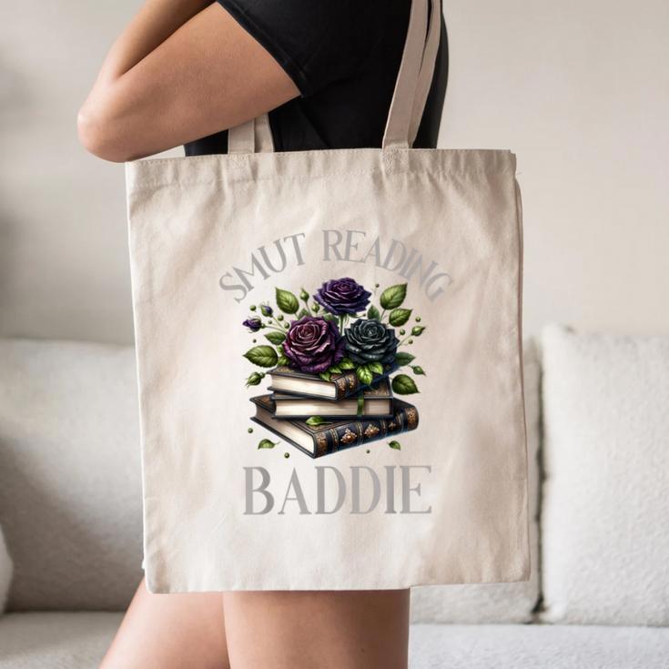 Dark Romance Reader Smutt Book Merch Spicy Books Smut Baddie Canvas Tote Bag