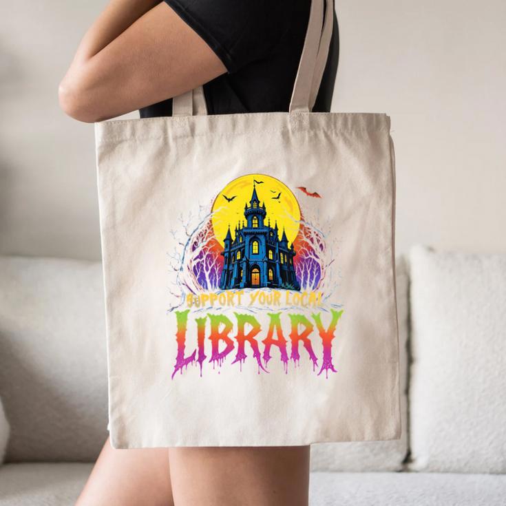 Death Gothic Support Your Local Library Lovers Book Canvas Tote Bag Death Gothic Support Your Local Library Lovers Book Canvas Tote Bag