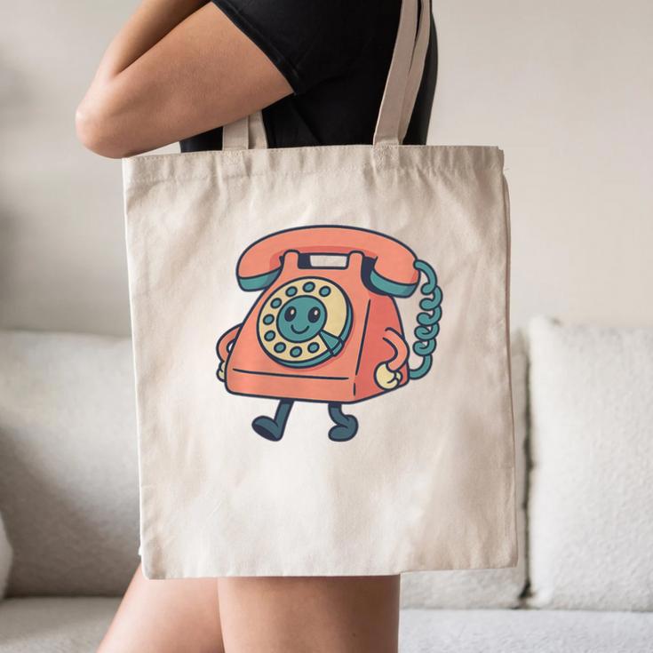 Dial It Back Retro Tech Nostalgia Vintage Premium Tri-Blend Canvas Tote Bag