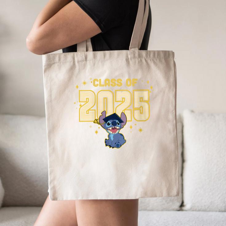 Disney Lilo & Stitch Graduation 2025 Stitch Collegiate Canvas Tote Bag