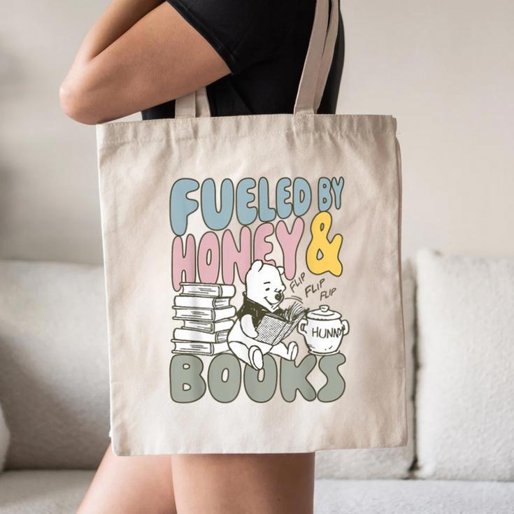 Disney Winnie The Pooh Fueled By Honey & Books Sketch Canvas Tote Bag