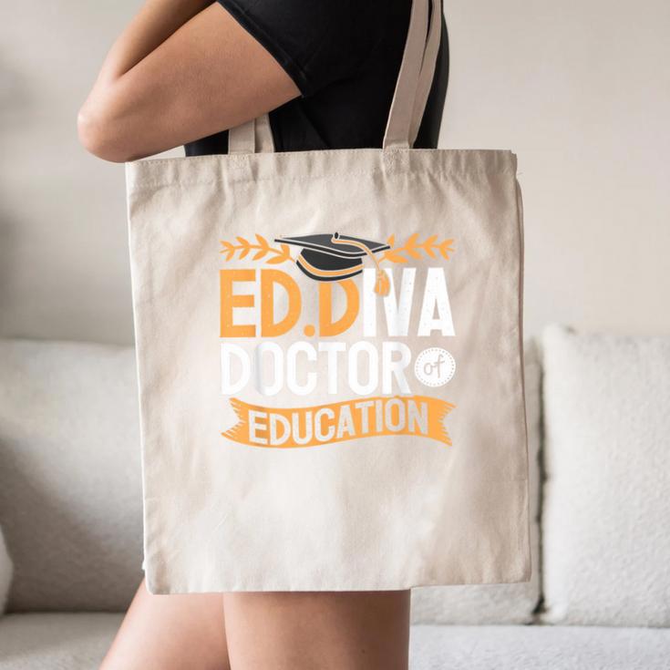 Doctor Of Education EdD Graduation ED Diva Canvas Tote Bag