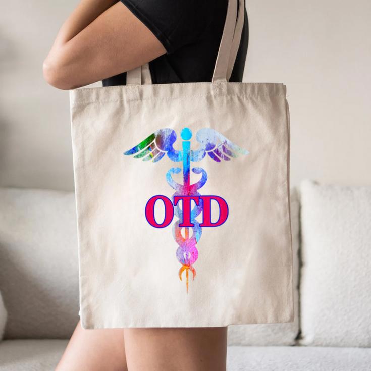 Doctor Of Occupational Therapy OTD Caduceus Graduation Canvas Tote Bag
