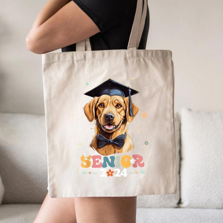 Dog Class Of 2024 Graduation Senior 2024 Men Women Girls Kids Canvas Tote Bag