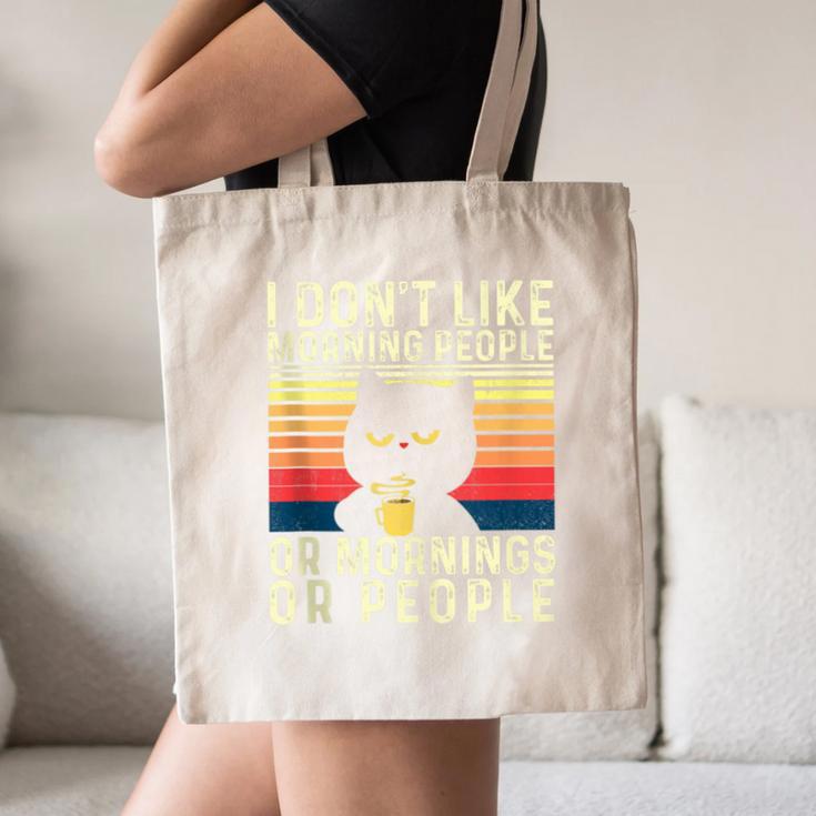 I Don't Like Morning People Introvert Introverted Antisocial Canvas Tote Bag I Don't Like Morning People Introvert Introverted Antisocial Canvas Tote Bag