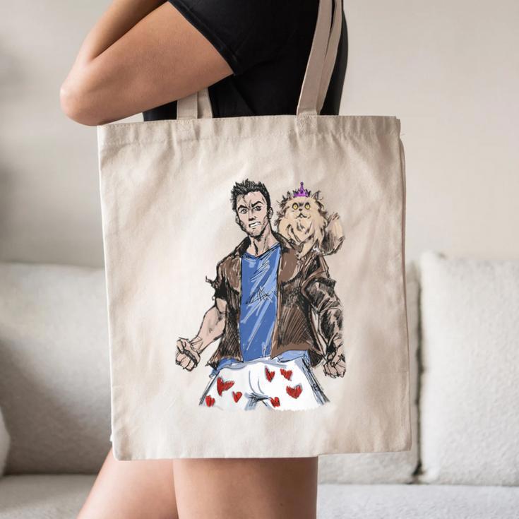 Dungeon Crawler Carl Sketchbook Princess Donut And Carl Book Canvas Tote Bag