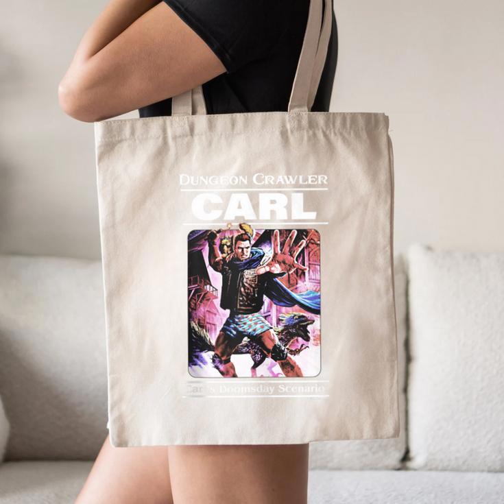 Dungeon Crawler Carl Vintage Paperback Illustration Book Canvas Tote Bag