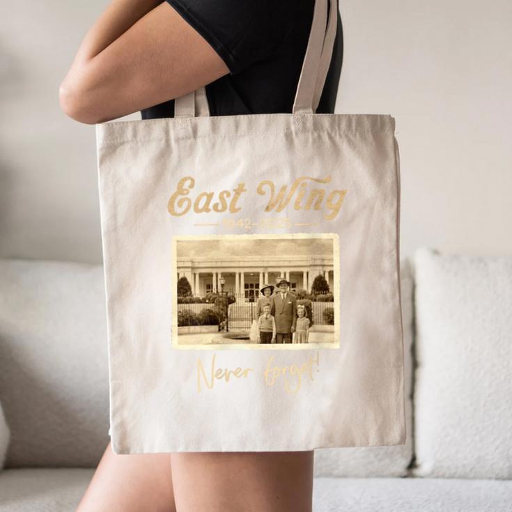 East Wing Never Forget American Vintage Nostalgia Canvas Tote Bag