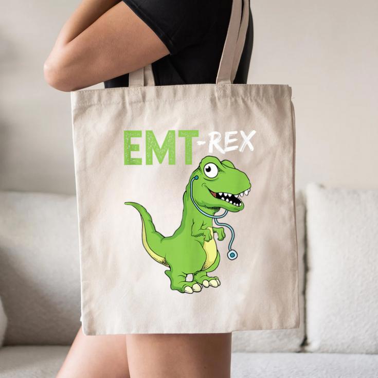 EMT Rex Paramedic Graduation Firefighter Canvas Tote Bag