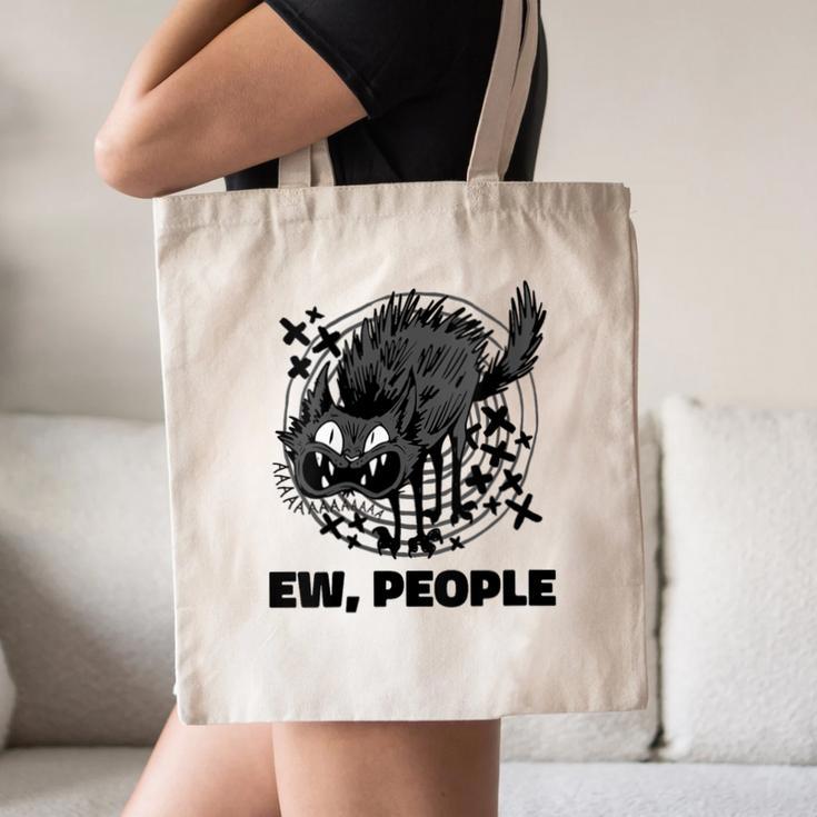 Ew People Introvert Cat Lover Crazy Cats Lady Canvas Tote Bag Ew People Introvert Cat Lover Crazy Cats Lady Canvas Tote Bag