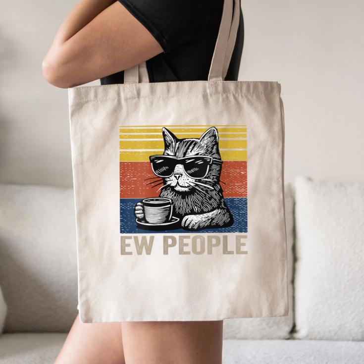 Ew People Introvert Cat Lover Crazy Vintage Cat Lady Canvas Tote Bag Ew People Introvert Cat Lover Crazy Vintage Cat Lady Canvas Tote Bag