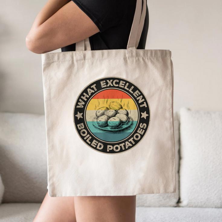What Excellent Boiled Potatoes Retro Book Vintage Literature Canvas Tote Bag What Excellent Boiled Potatoes Retro Book Vintage Literature Canvas Tote Bag
