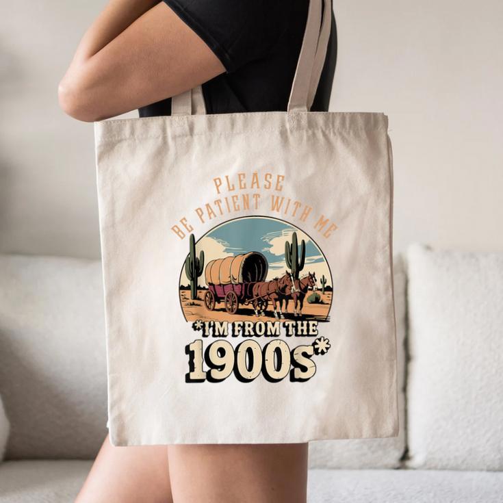 Father’s Day Please Be Patient With Me I'm From The 1900s Canvas Tote Bag Father’s Day Please Be Patient With Me I'm From The 1900s Canvas Tote Bag