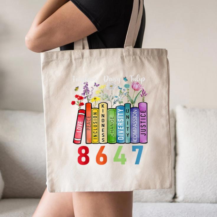 Floral Foxglove Daisy Tulip 8647 Books Lover Blooming Flower Canvas Tote Bag Floral Foxglove Daisy Tulip 8647 Books Lover Blooming Flower Canvas Tote Bag
